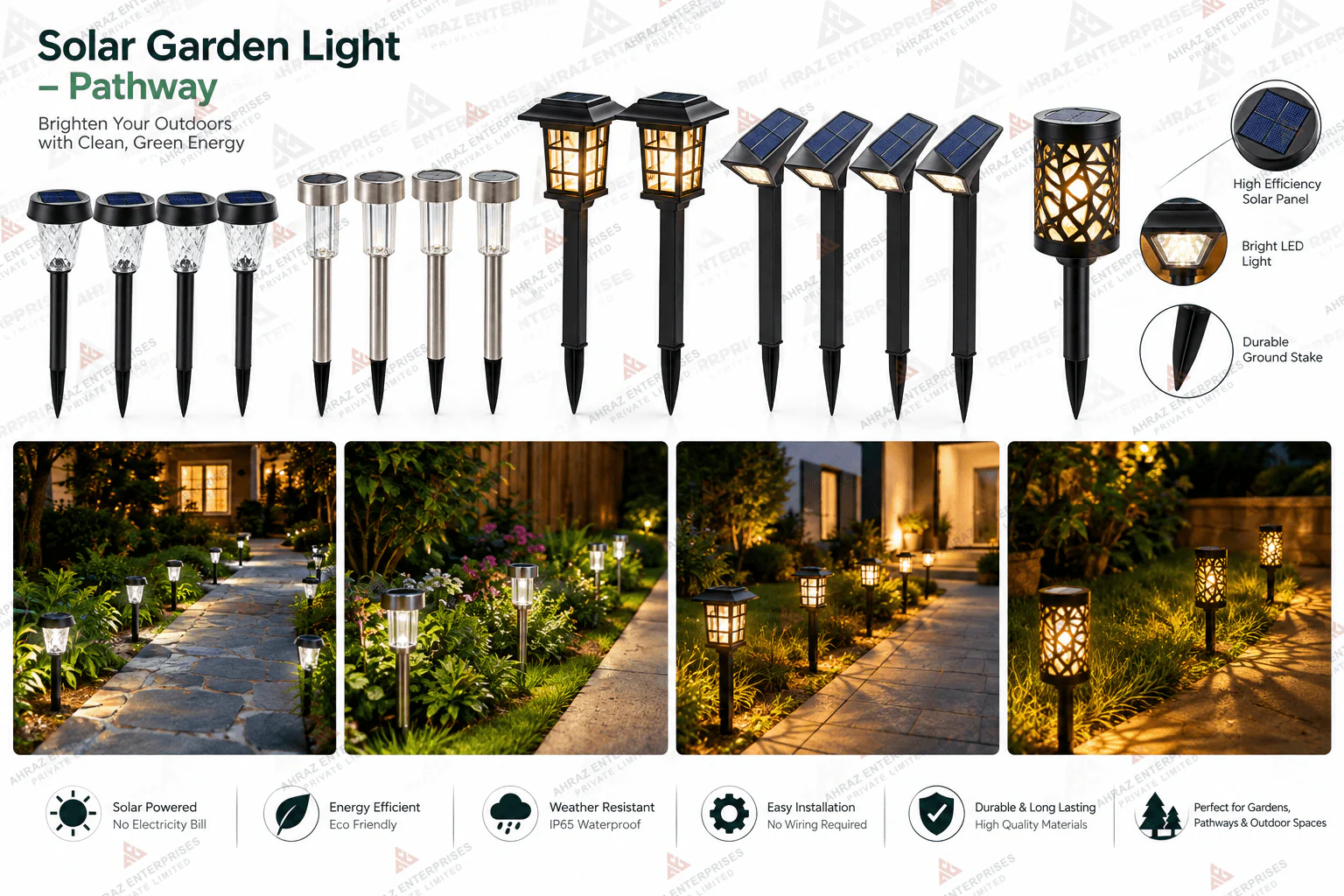 Solar Garden Light – Pathway — image 1